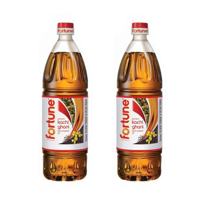 FORTUNE Kachi Ghani Mustard Oil (2 x 1 L)